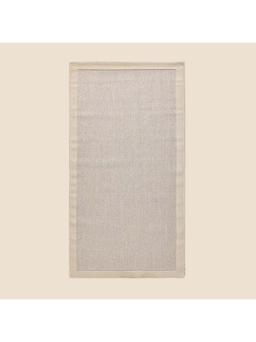 Ekru Soft Sisal Dekoratif Halı - Krem - 80x150 cm