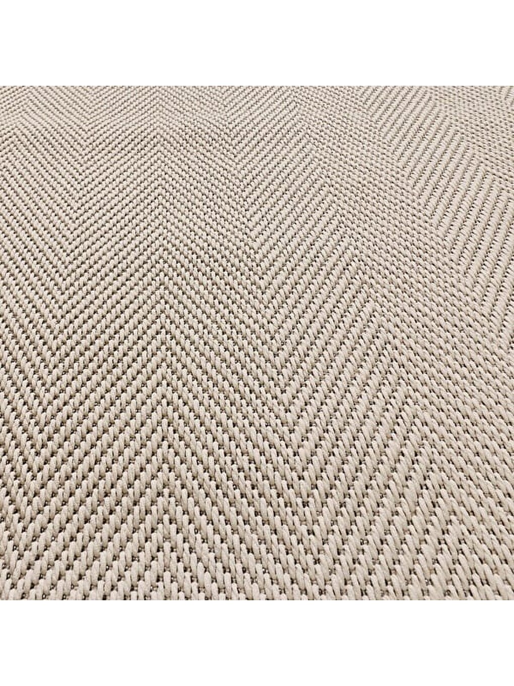 Ekru Soft Sisal Dekoratif Halı - Krem - 80x150 cm-1