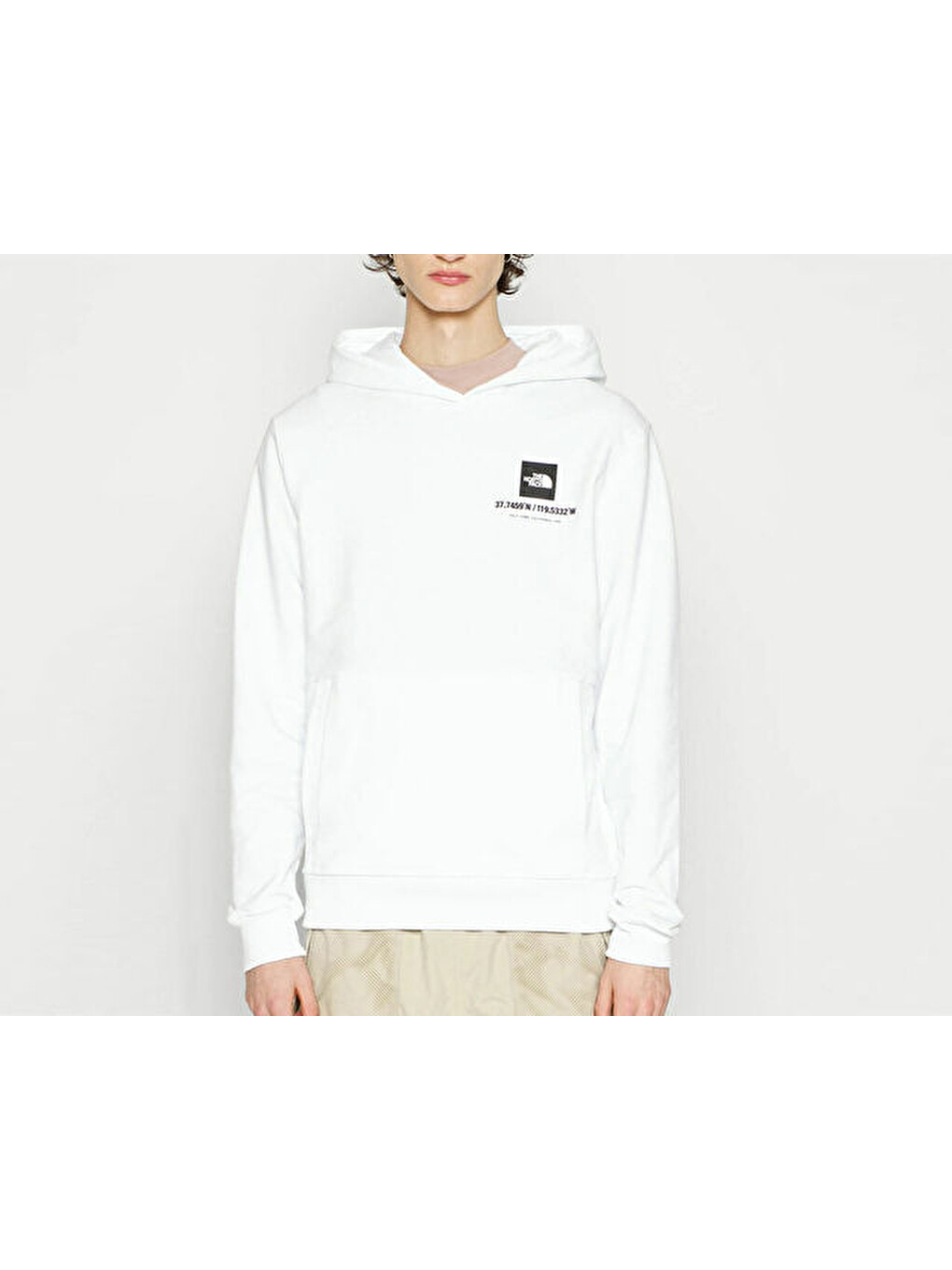 M Coordinates Hoodie Erkek Outdoor Sweatshirts Nf0a826ufn41 Beyaz-2