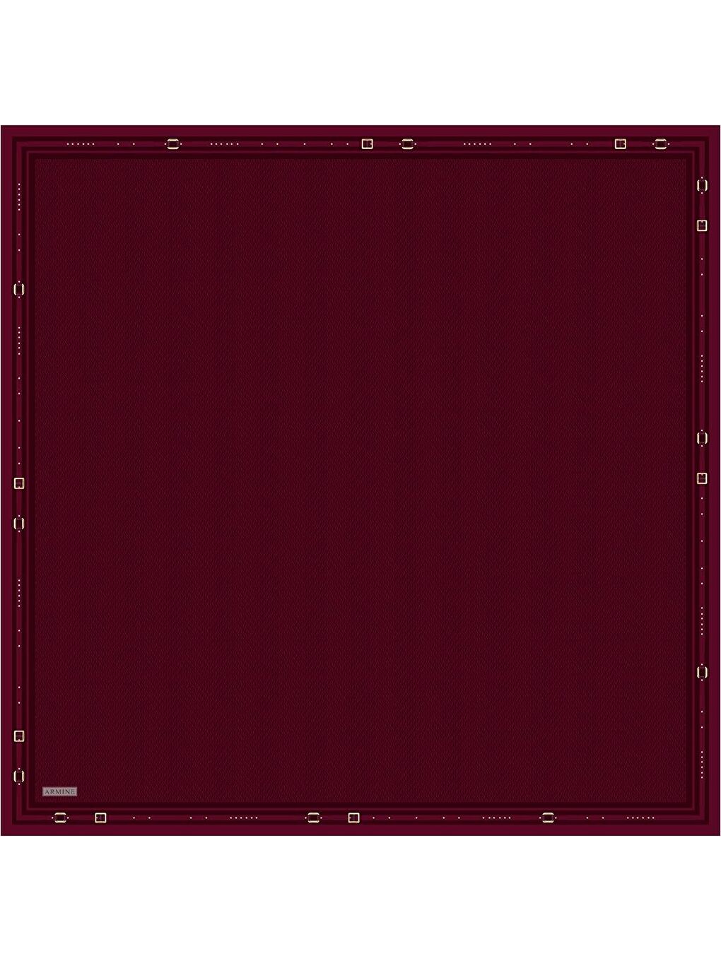 Bordo Saf İpek Sura Eşarp 9401D 51-3