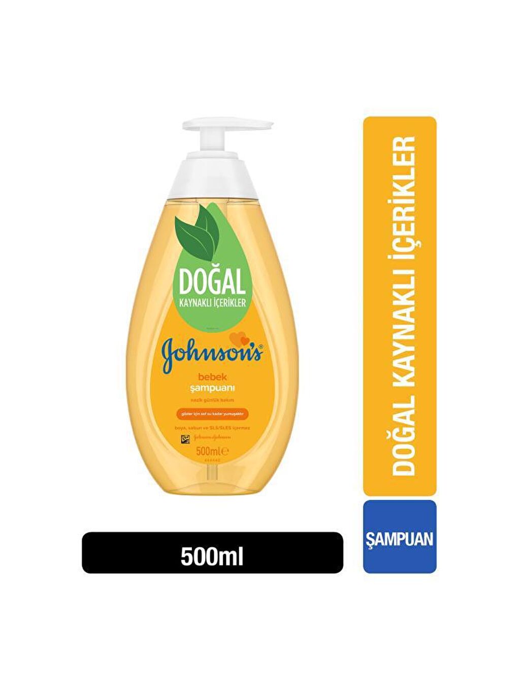 JOHNSON'S Renksiz Bebek Şampuanı 500 ml