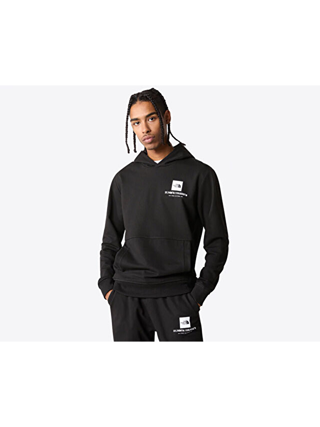M Coordinates Hoodie Erkek Outdoor Sweatshirts Nf0a826ujk31 Siyah-2