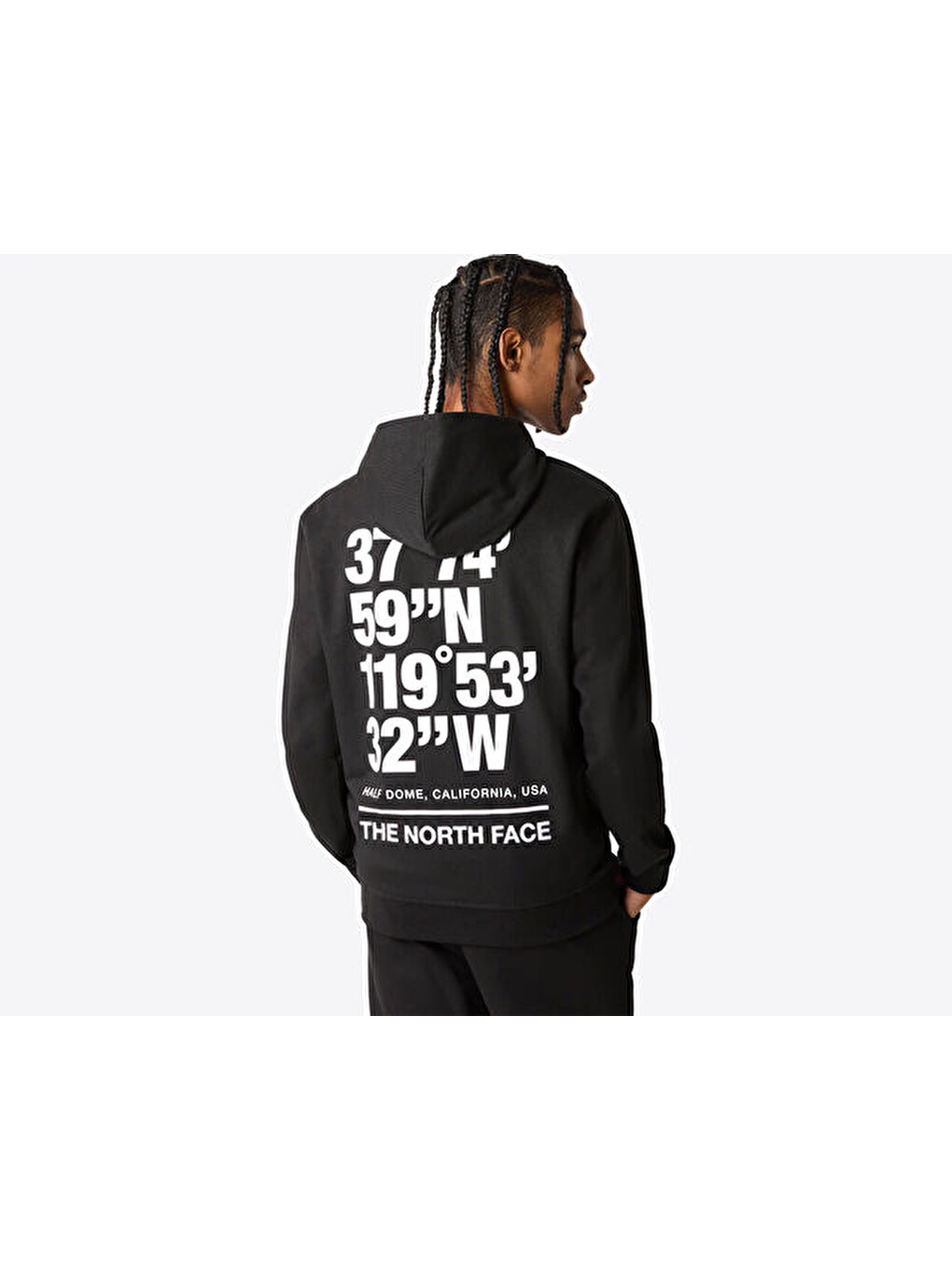 M Coordinates Hoodie Erkek Outdoor Sweatshirts Nf0a826ujk31 Siyah-3
