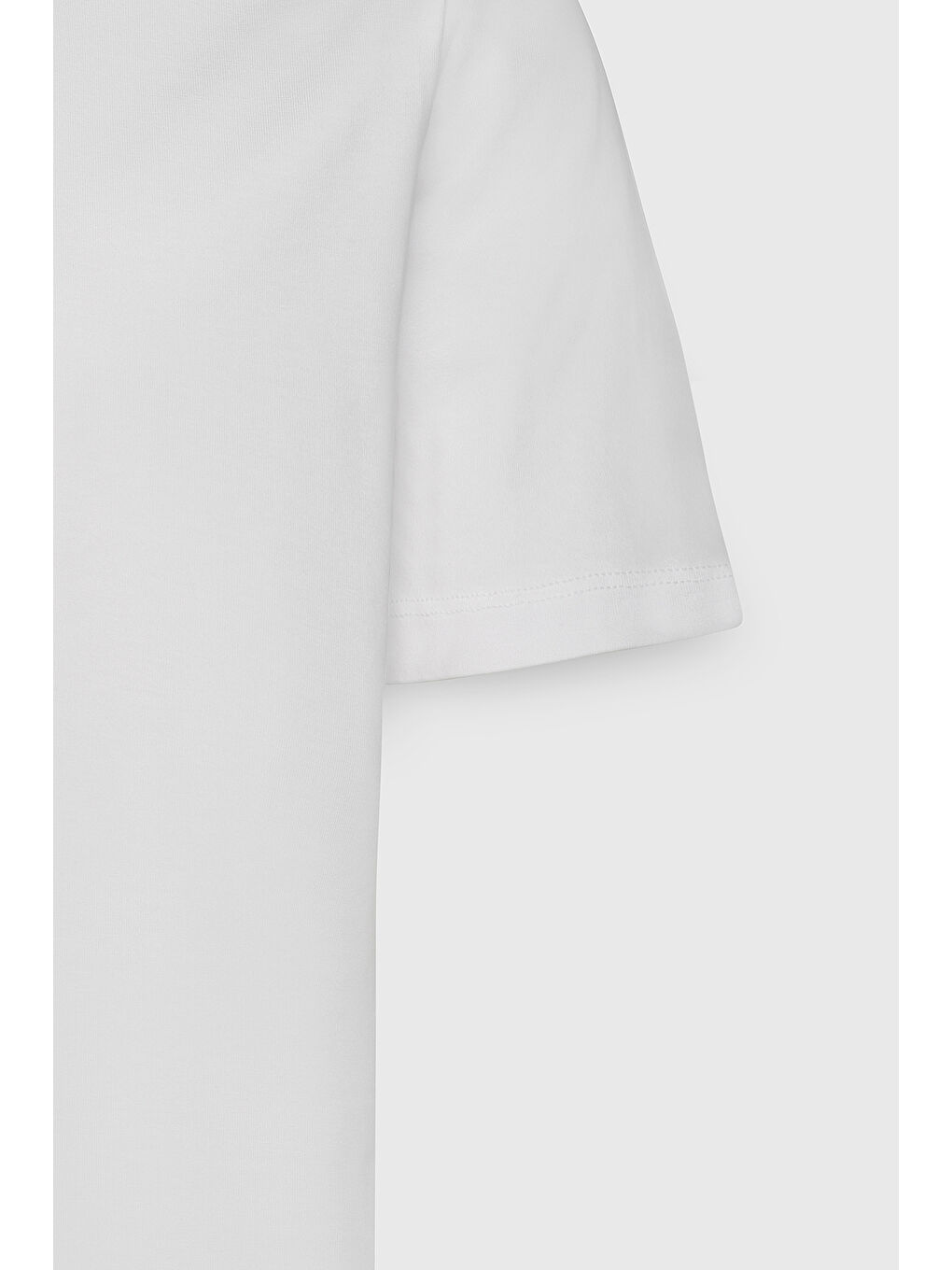 Erkek Beyaz %100 Pamuk Polo Yaka Slim Fit Dar Kesim Tişört-7