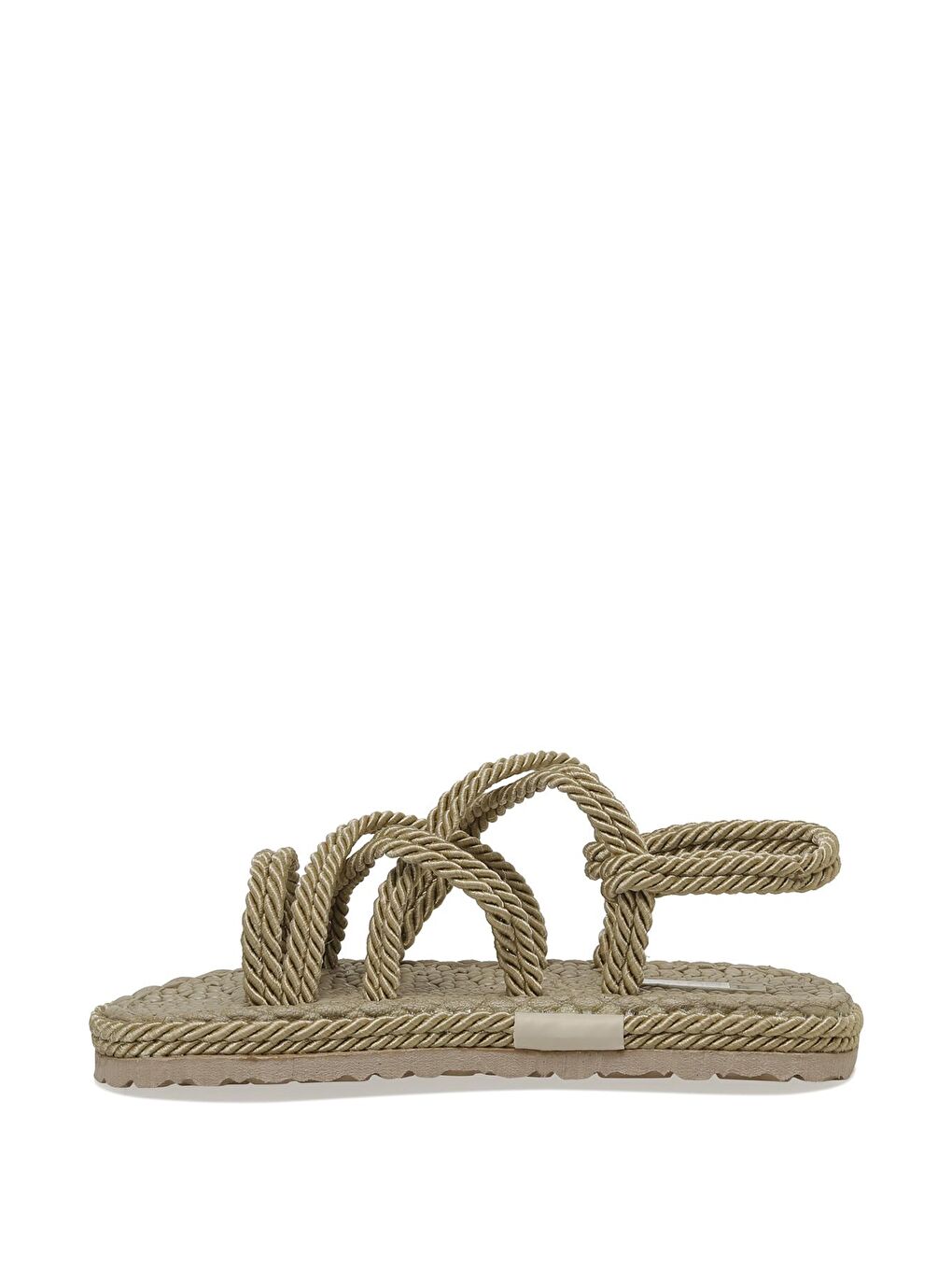 Bej HAİLEY 3FX Naturel Kadın Düz Sandalet-2