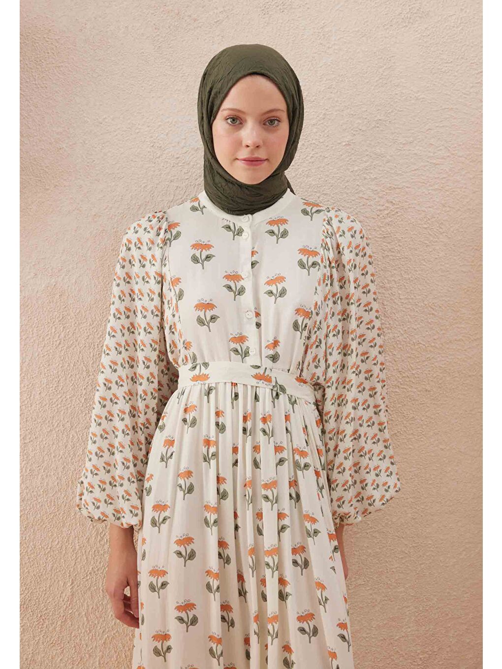 Vual Crash Şal Küllü Yeşil-2