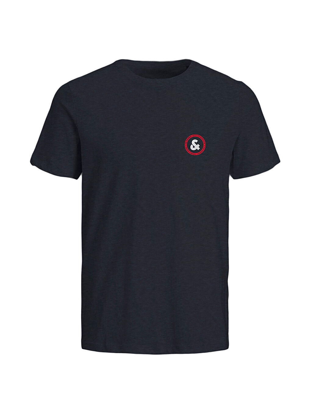 Rubel Ire Smu Small Print Erkek Siyah Yuvarlak Yaka %100 Pamuk Tişört