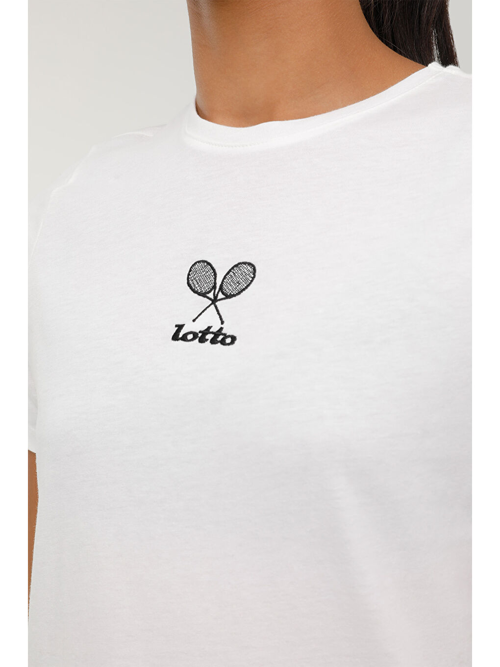 LOTTO Bej W-ANITA T-SHIRT 2PR Ekru Kadın Kısa Kol T-Shirt - 3