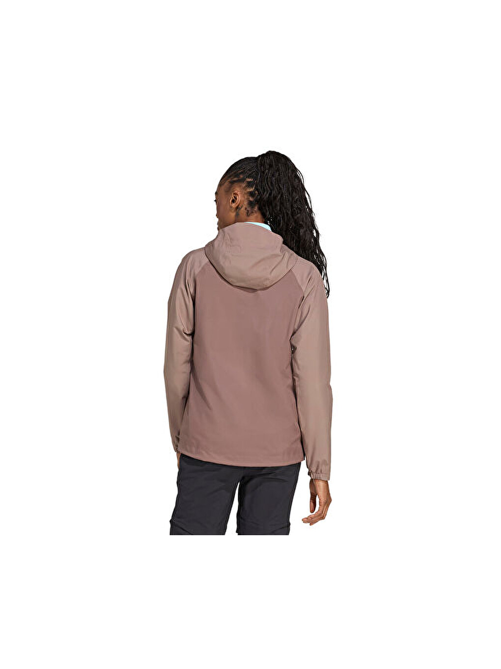 W Terrex Mt 2l Rain Jk Kadın Outdoor Yağmurluk Jn0857 Kahverengi-1