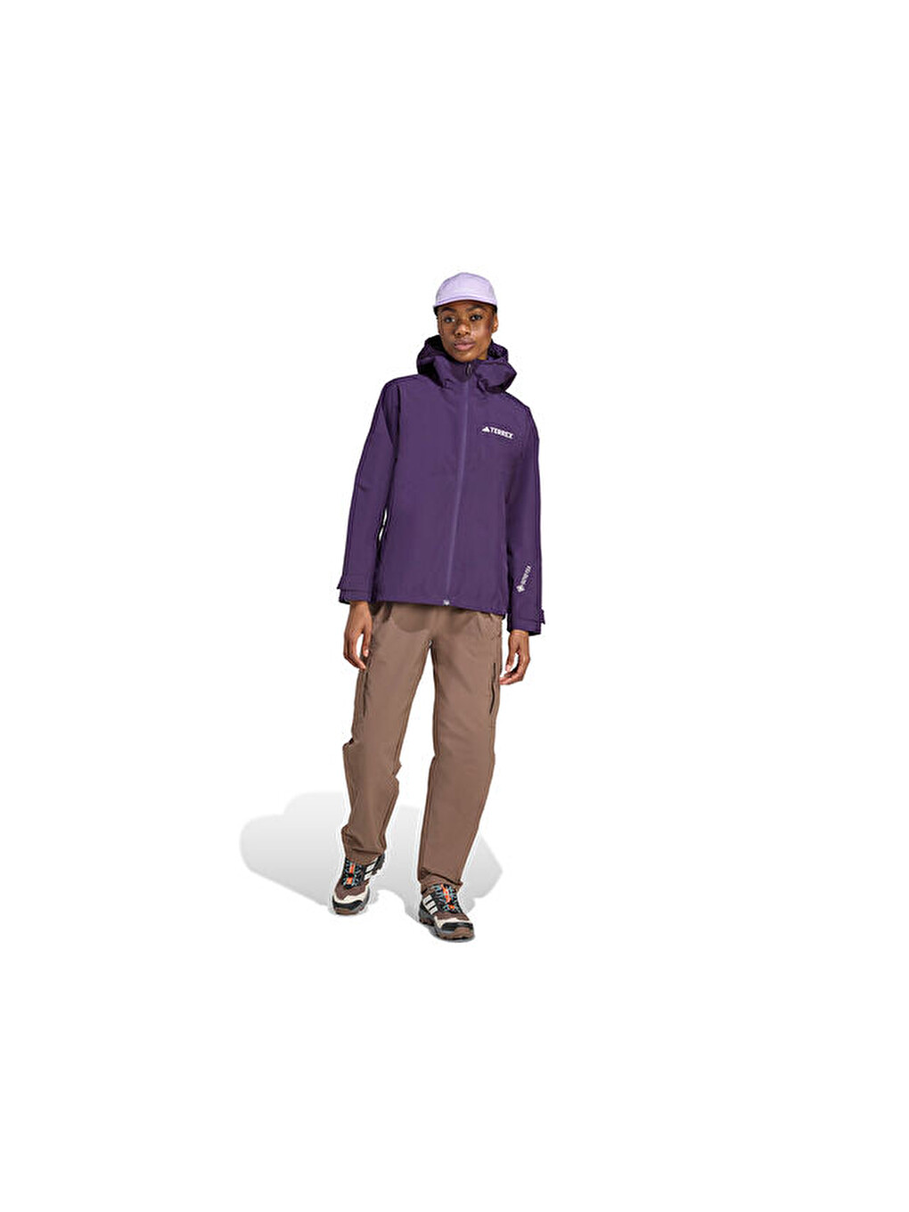 W Terrex Xpr 2l Gore J Kadın Outdoor Yağmurluk Jl9804 Mor-3