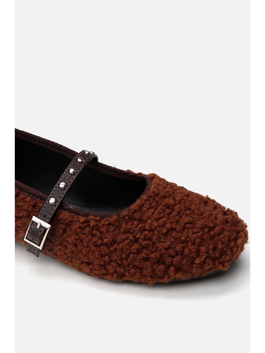 Kahverengi Pelüş Kahve Kadın Babet-4