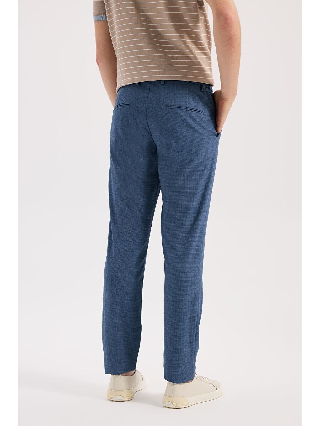 İndigo Comfort Fit Beli Lastikli Esnek Kumaş Jogger Pantolon-3