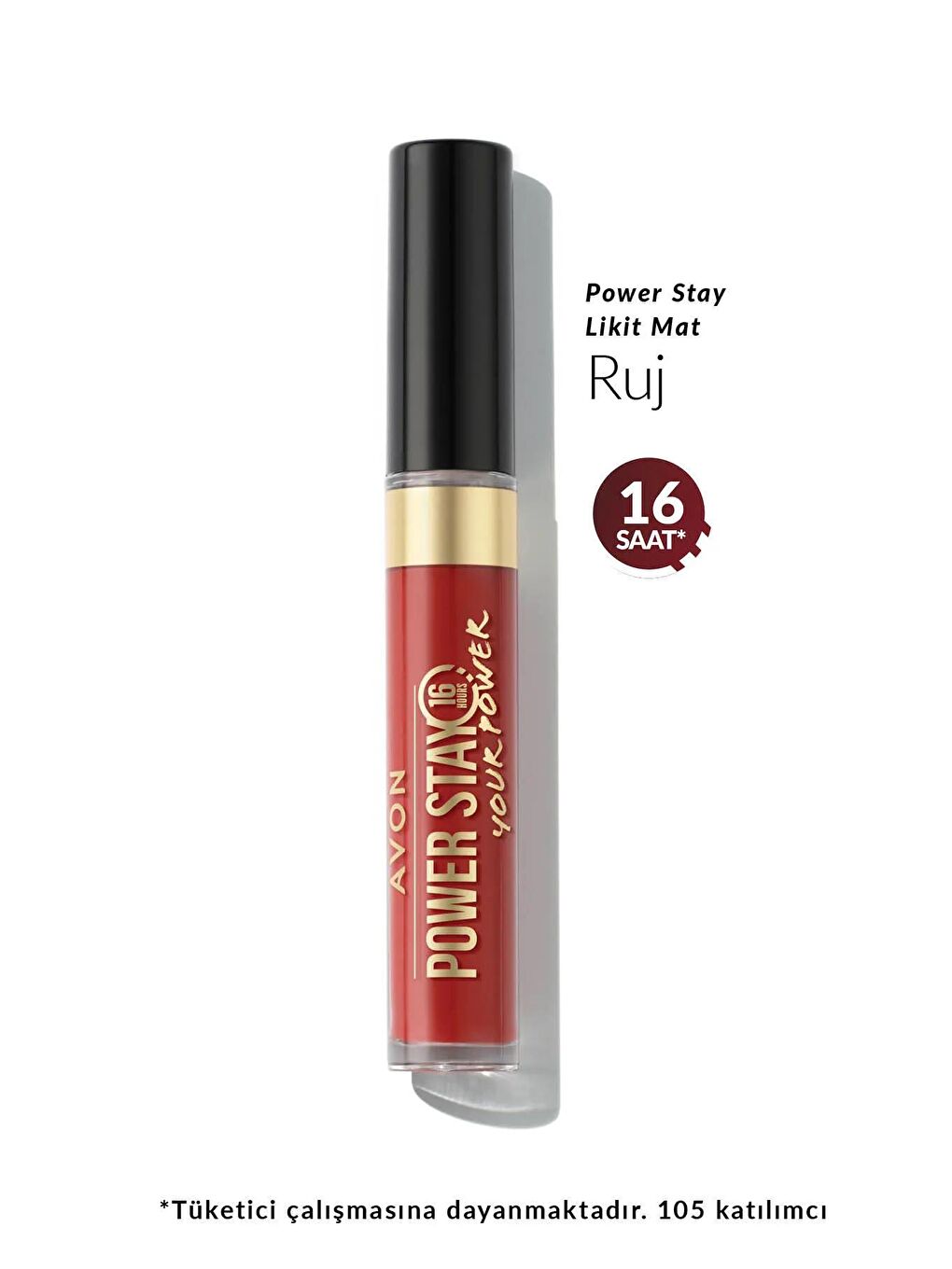 AVON Power Stay Likit Ruj Soaring Scarlet - 1