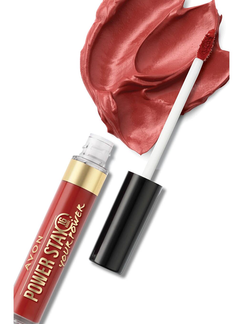 AVON Power Stay Likit Ruj Soaring Scarlet - 3