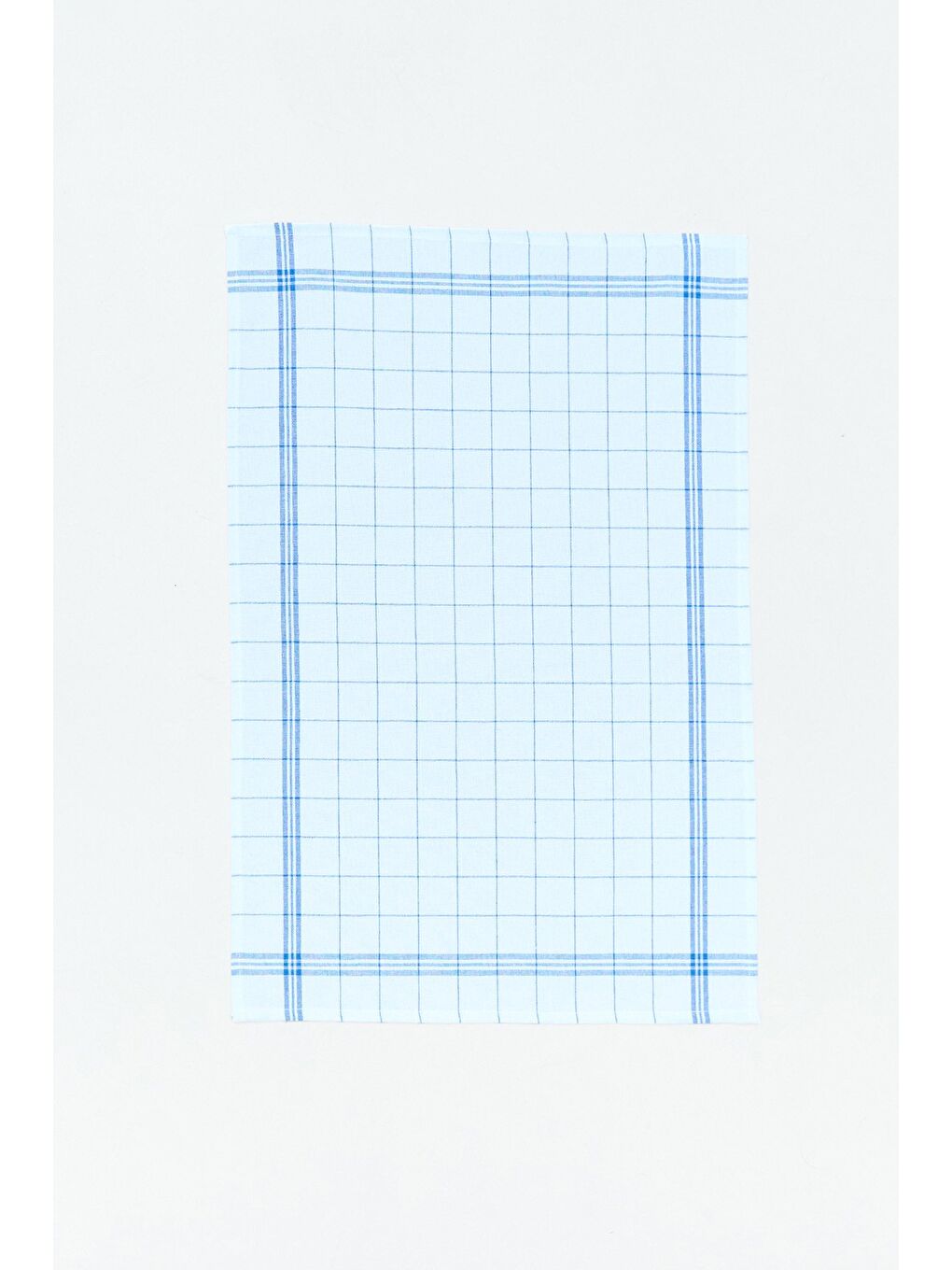 Mavi Ekose Desenli Mutfak Kurulama Bezi