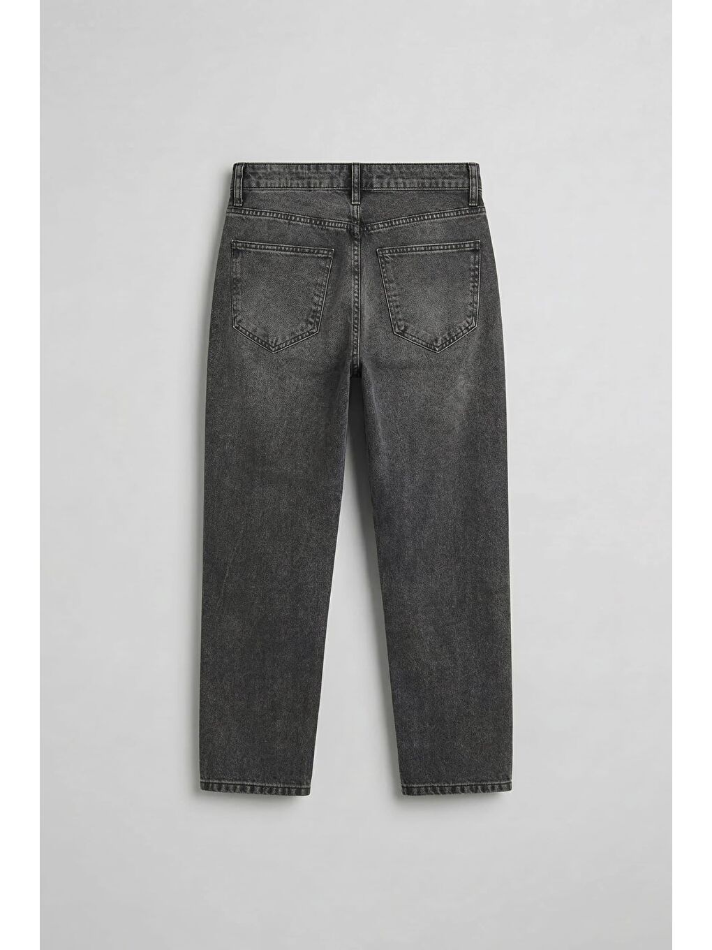 Erkek Boyfriend Yıkamalı Jean Pantolon Antrasit-1