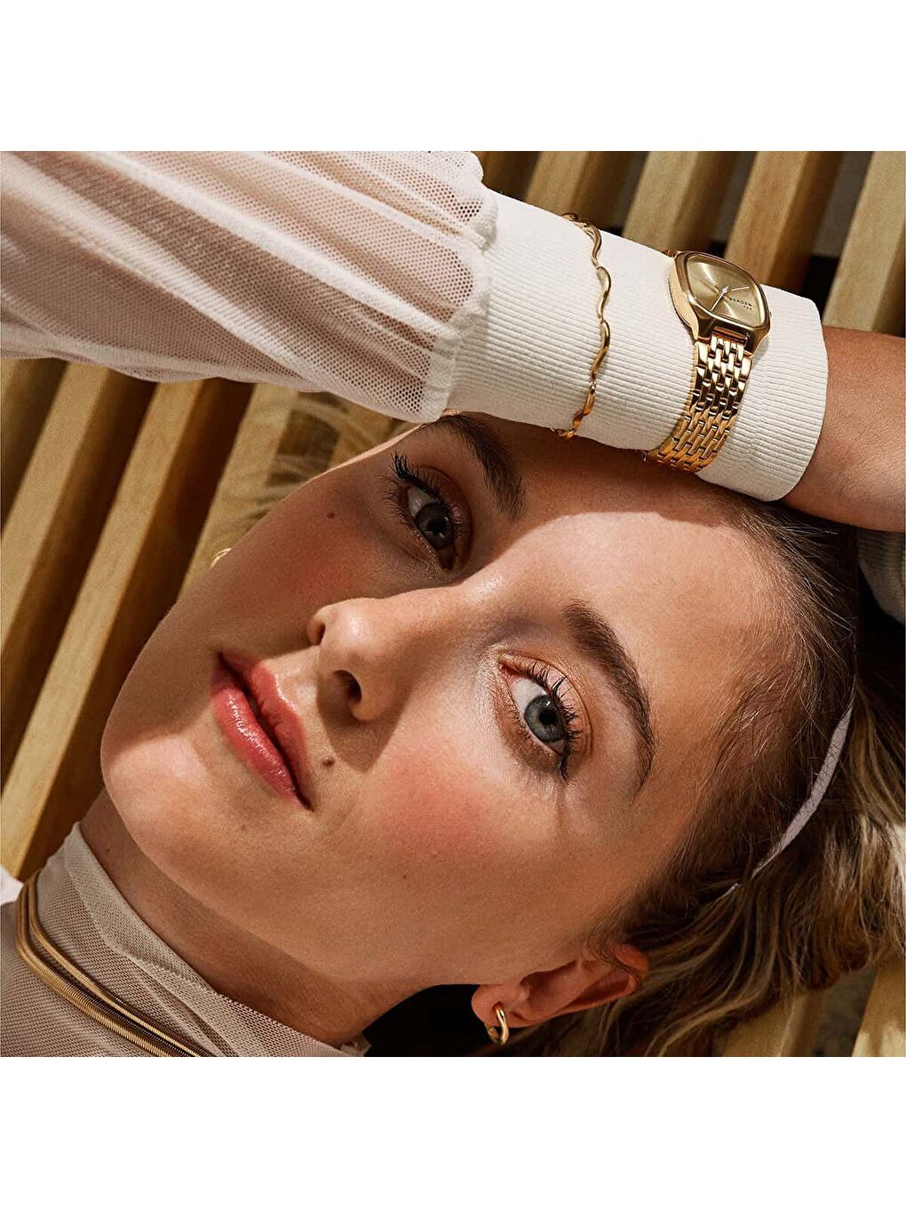 Sarı SKW3162 Kadın Kol Saati-3