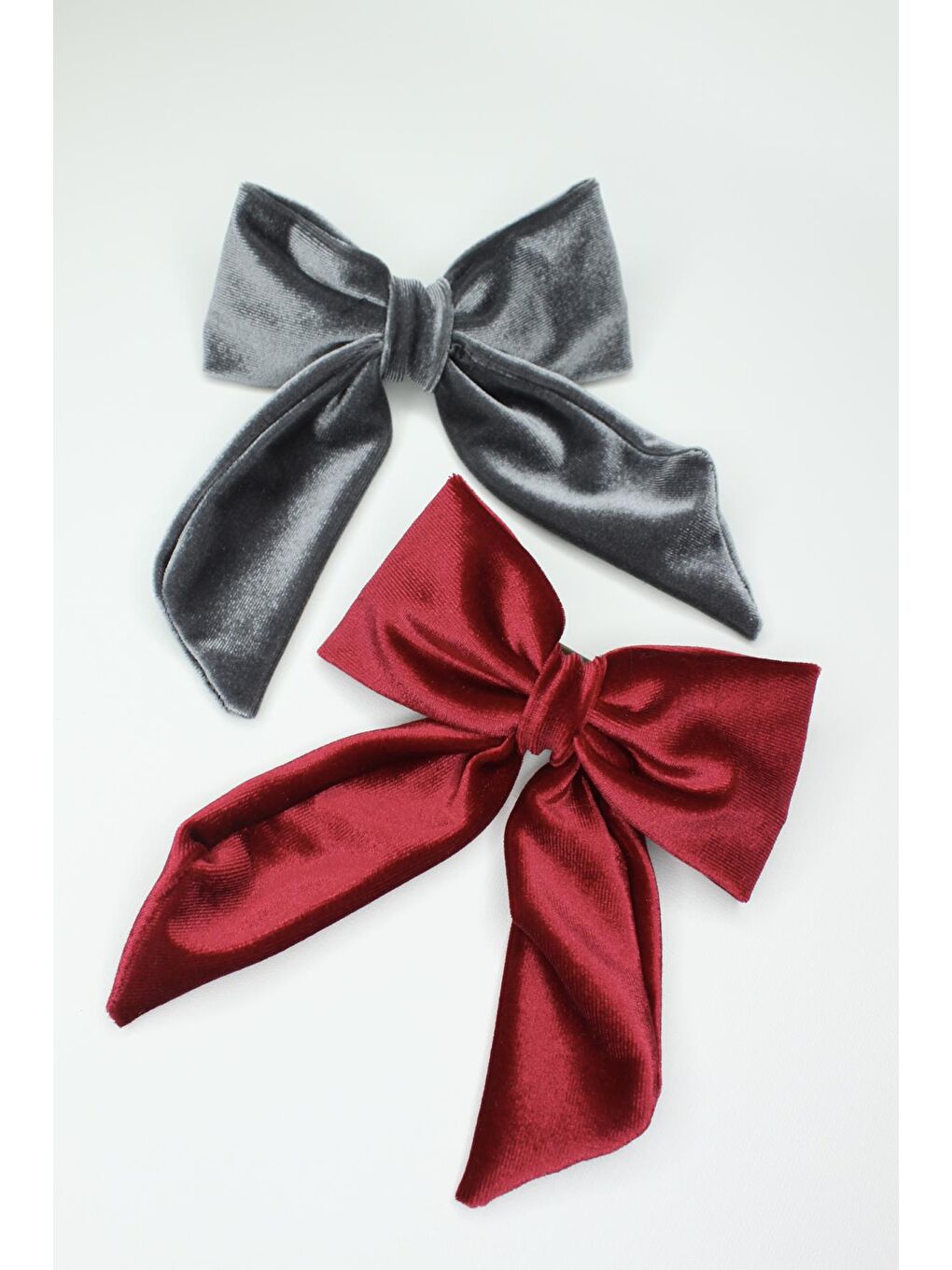 Gri - Bordo Fiyonk Toka Seti-1