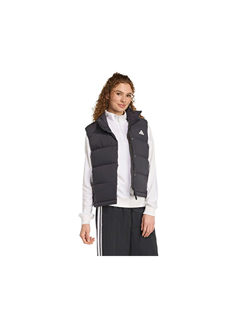 W Helionic Vest Kadın Günlük Yelek Jn2090 Siyah-2