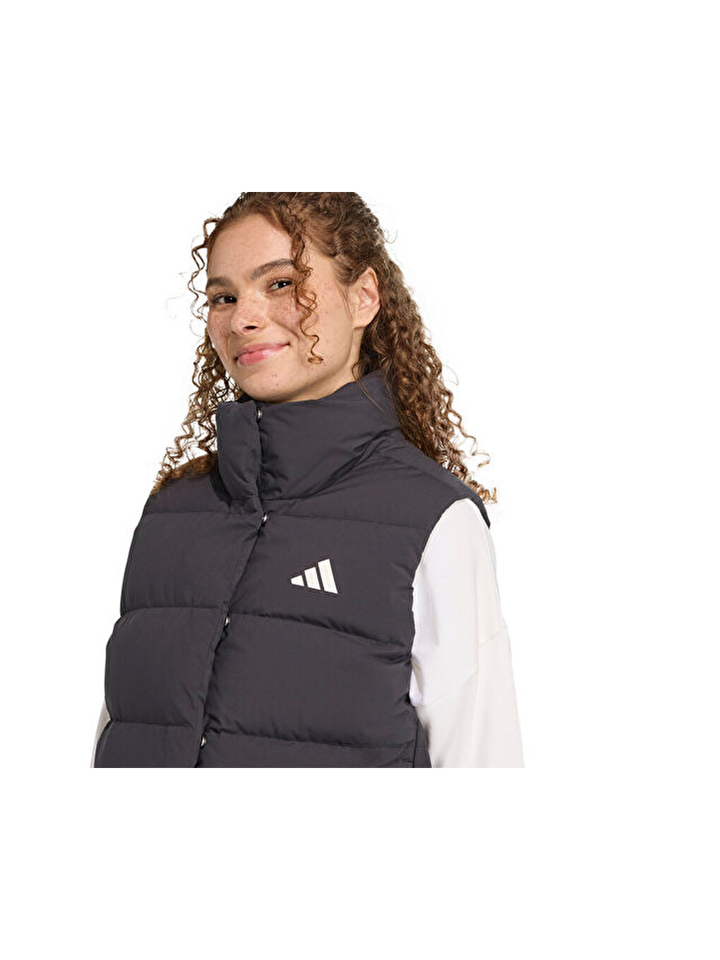 W Helionic Vest Kadın Günlük Yelek Jn2090 Siyah-3