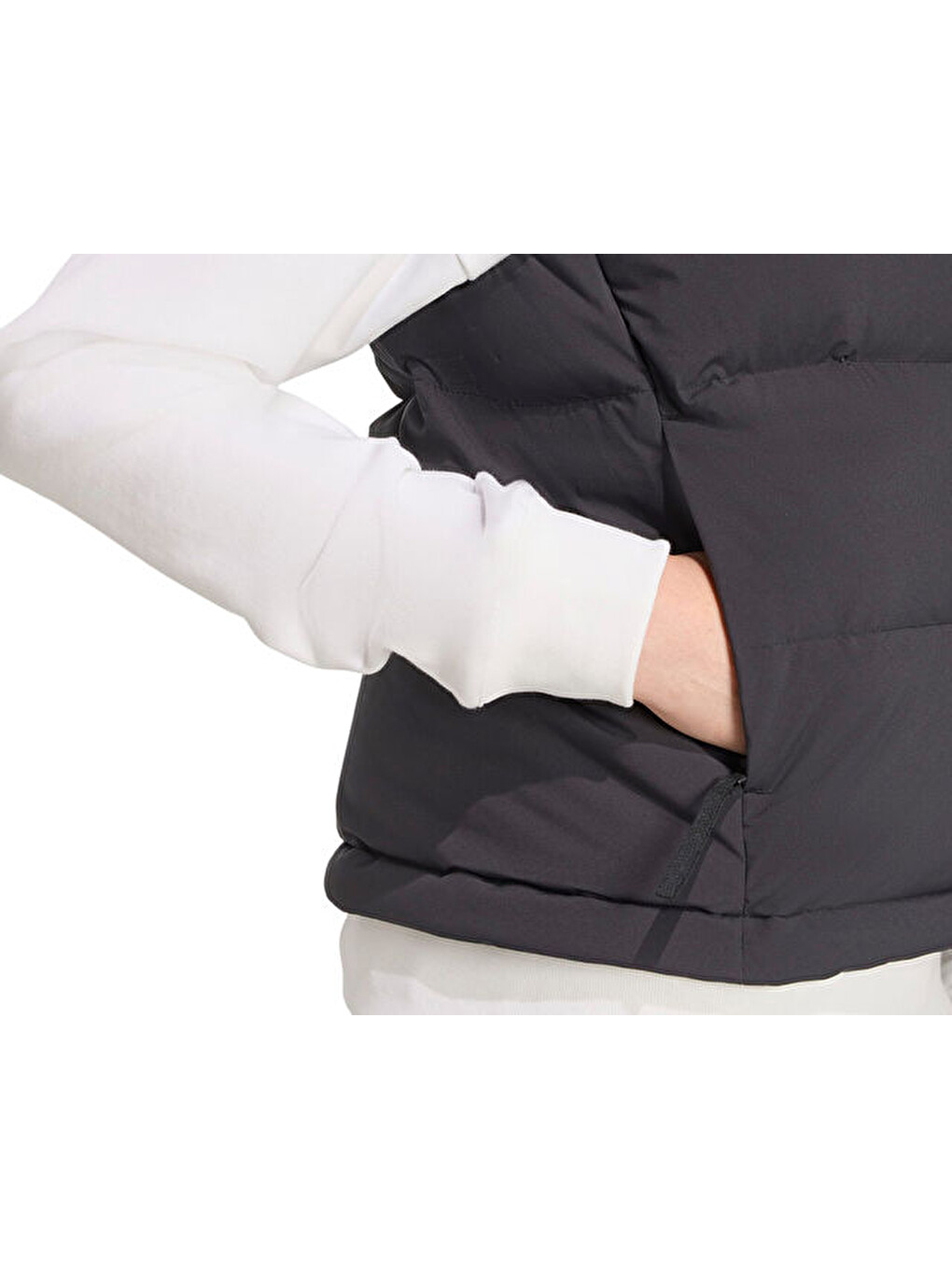 W Helionic Vest Kadın Günlük Yelek Jn2090 Siyah-4
