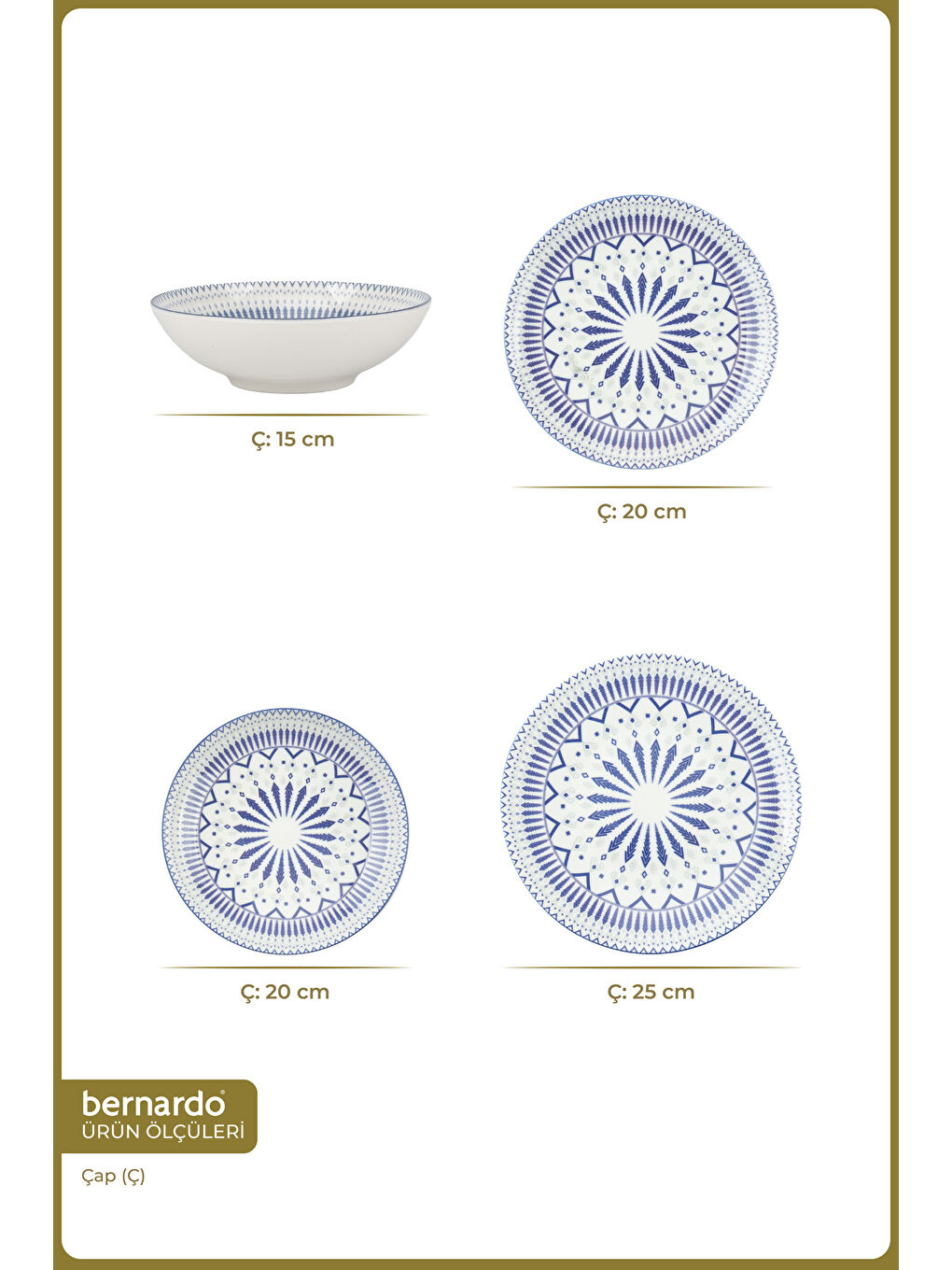 Beyaz Atina 24 Parça Porselen Yemek Takımı-1
