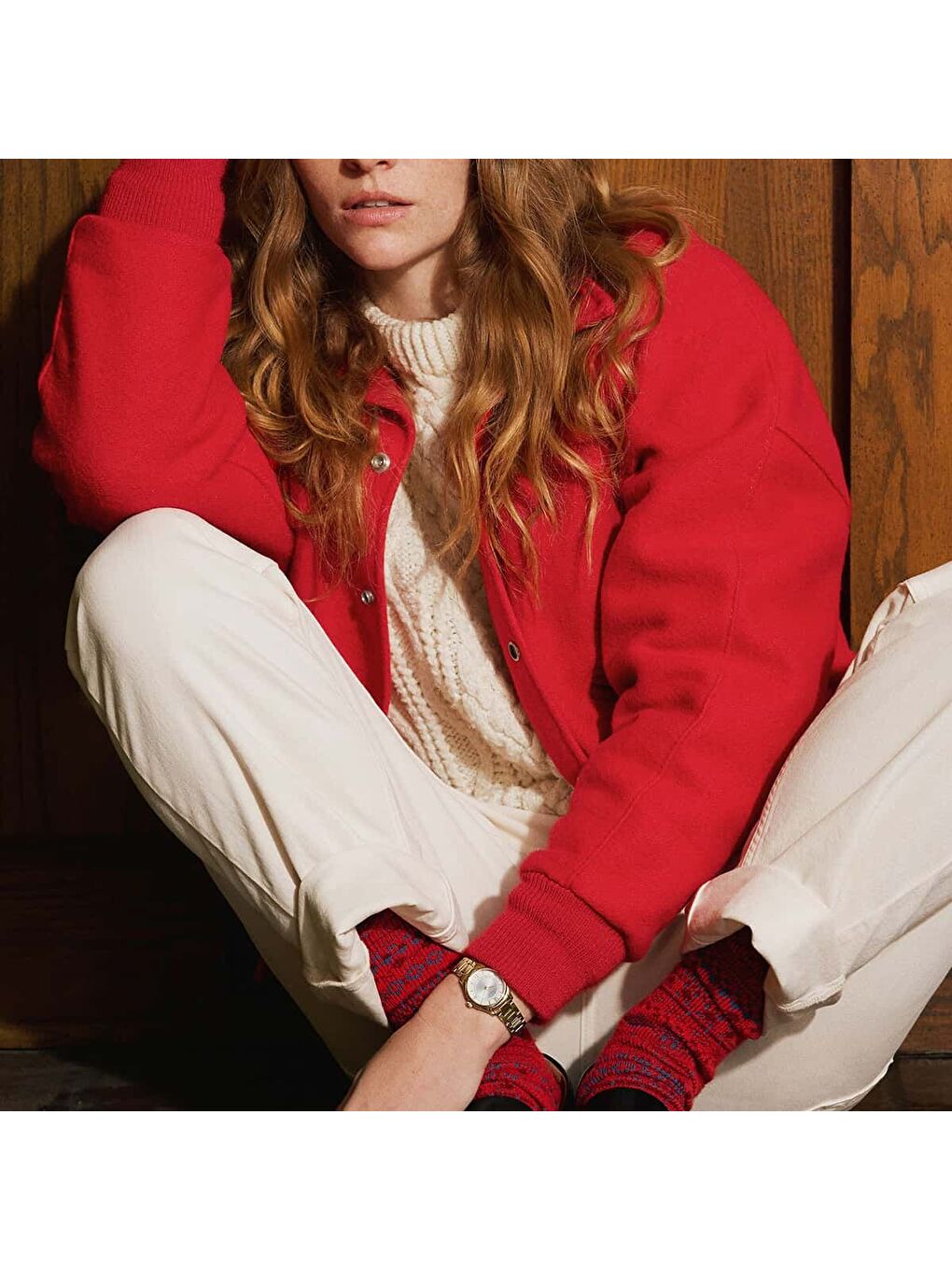 Sarı FES5421 Kadın Kol Saati-3