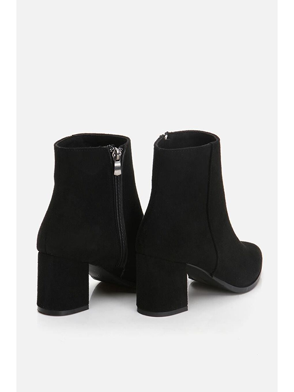 Siyah Kadın Topuklu Bot-2