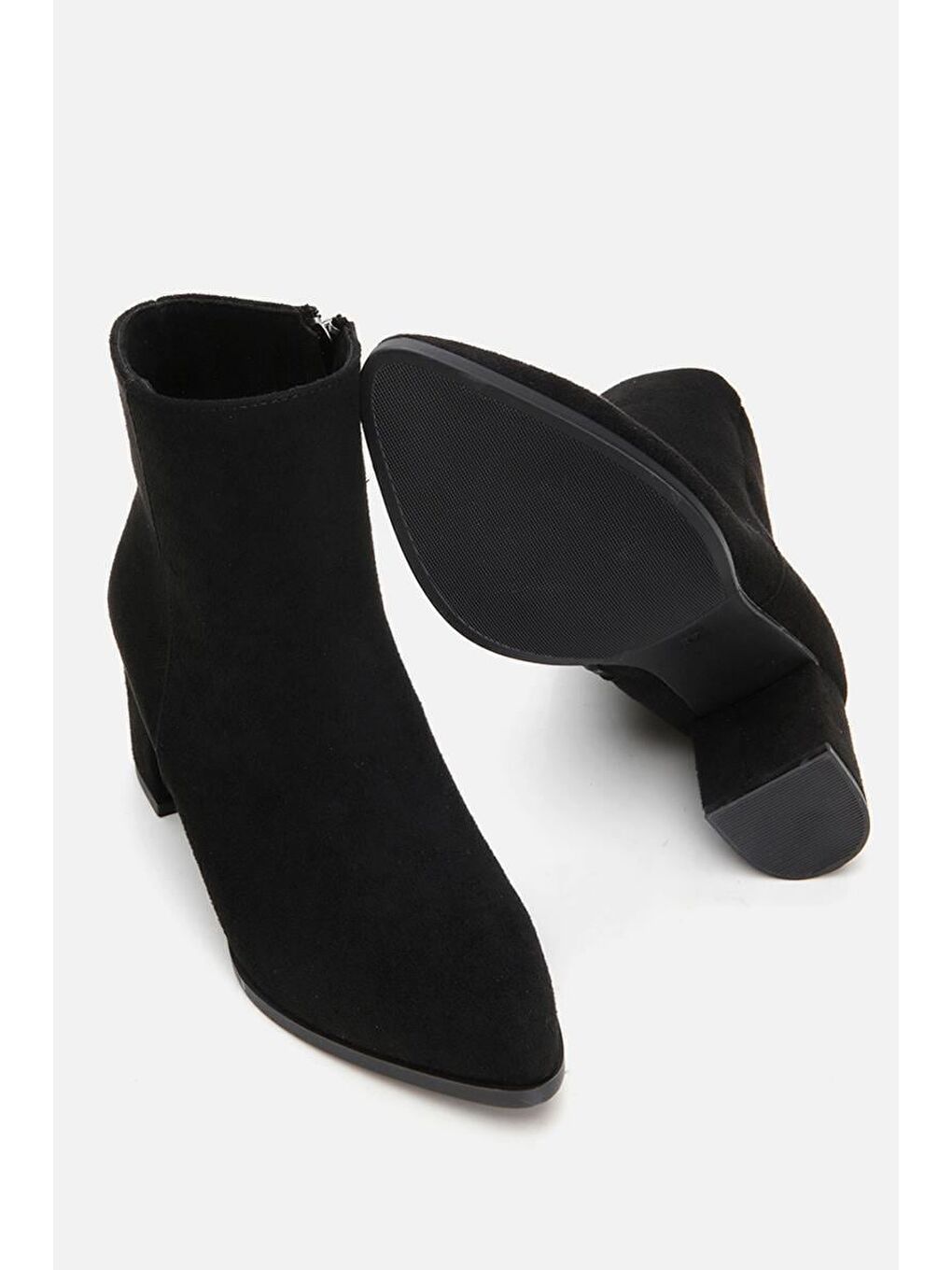 Siyah Kadın Topuklu Bot-1