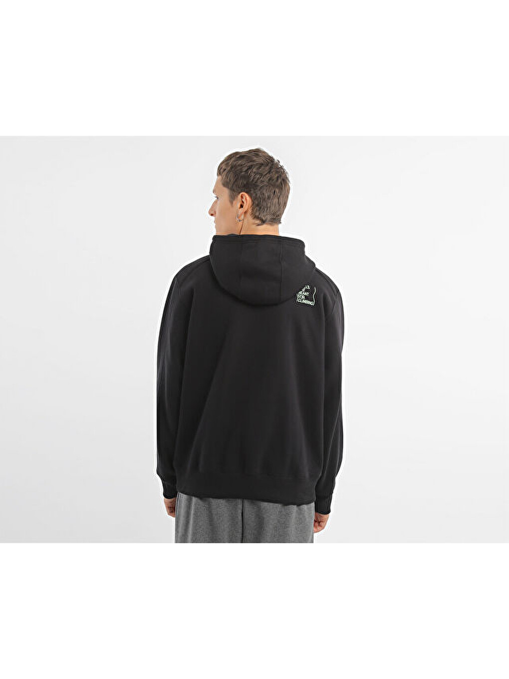 M Outdoor Graphic Hoodie Erkek Outdoor Sweatshirts Nf0a8522jk31 Siyah-3