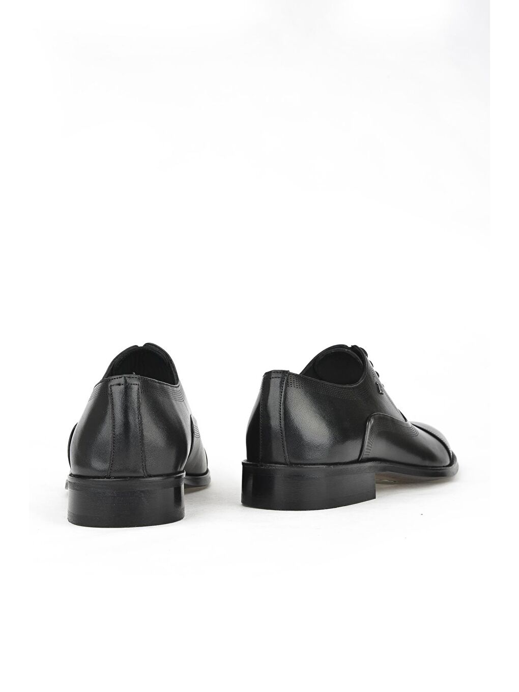 Erkek Hakiki Deri Klasik Ayakkabı 133985Z416 Siyah-2