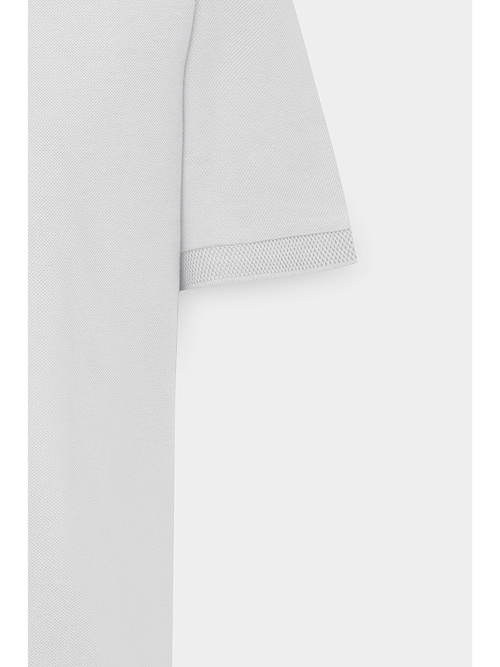 Erkek Beyaz Slim Fit Dar Kesim Polo Yaka %100 Pamuk Kısa Kollu Tişört-8