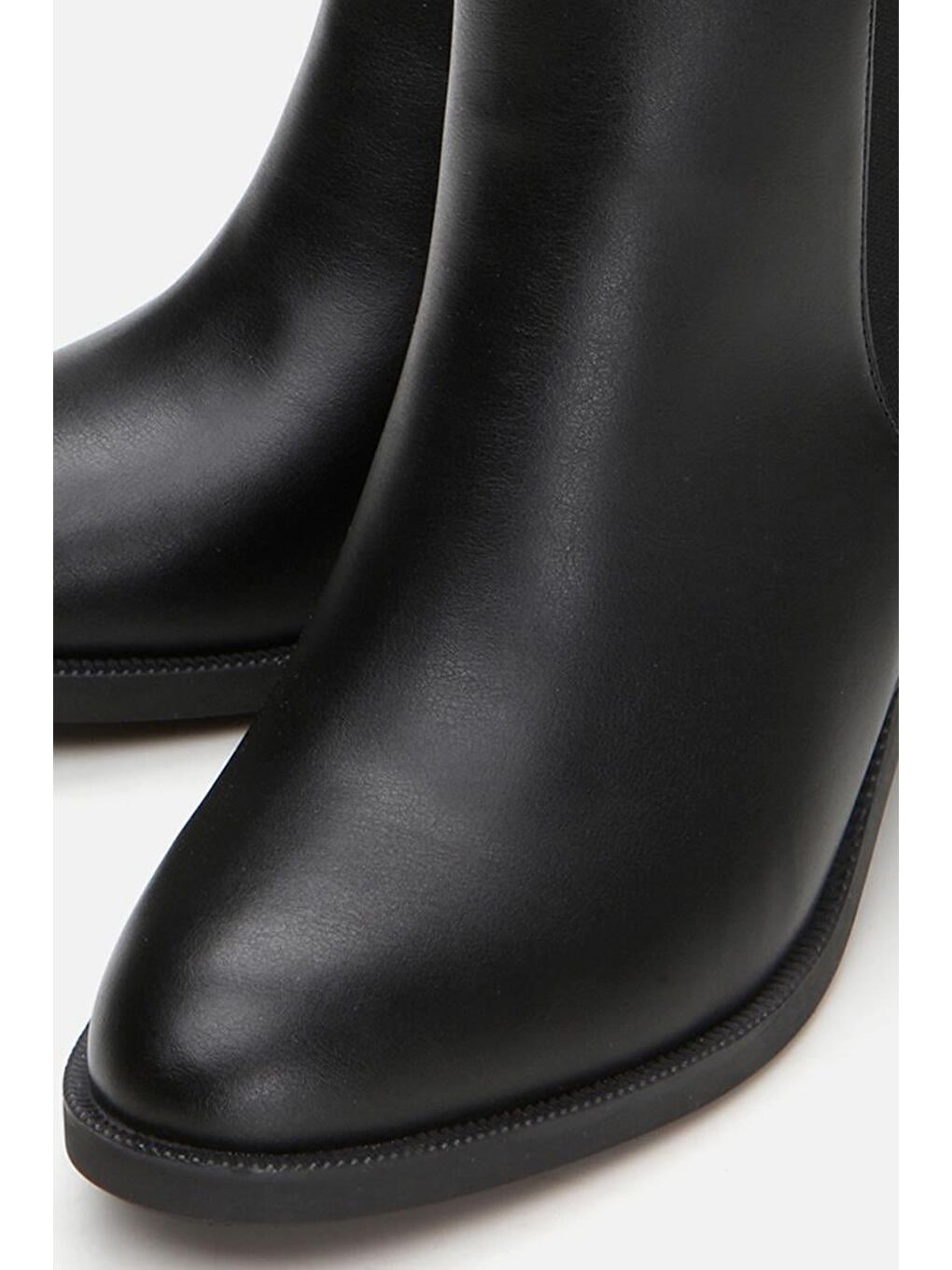 Siyah Kadın Topuklu Bot-4