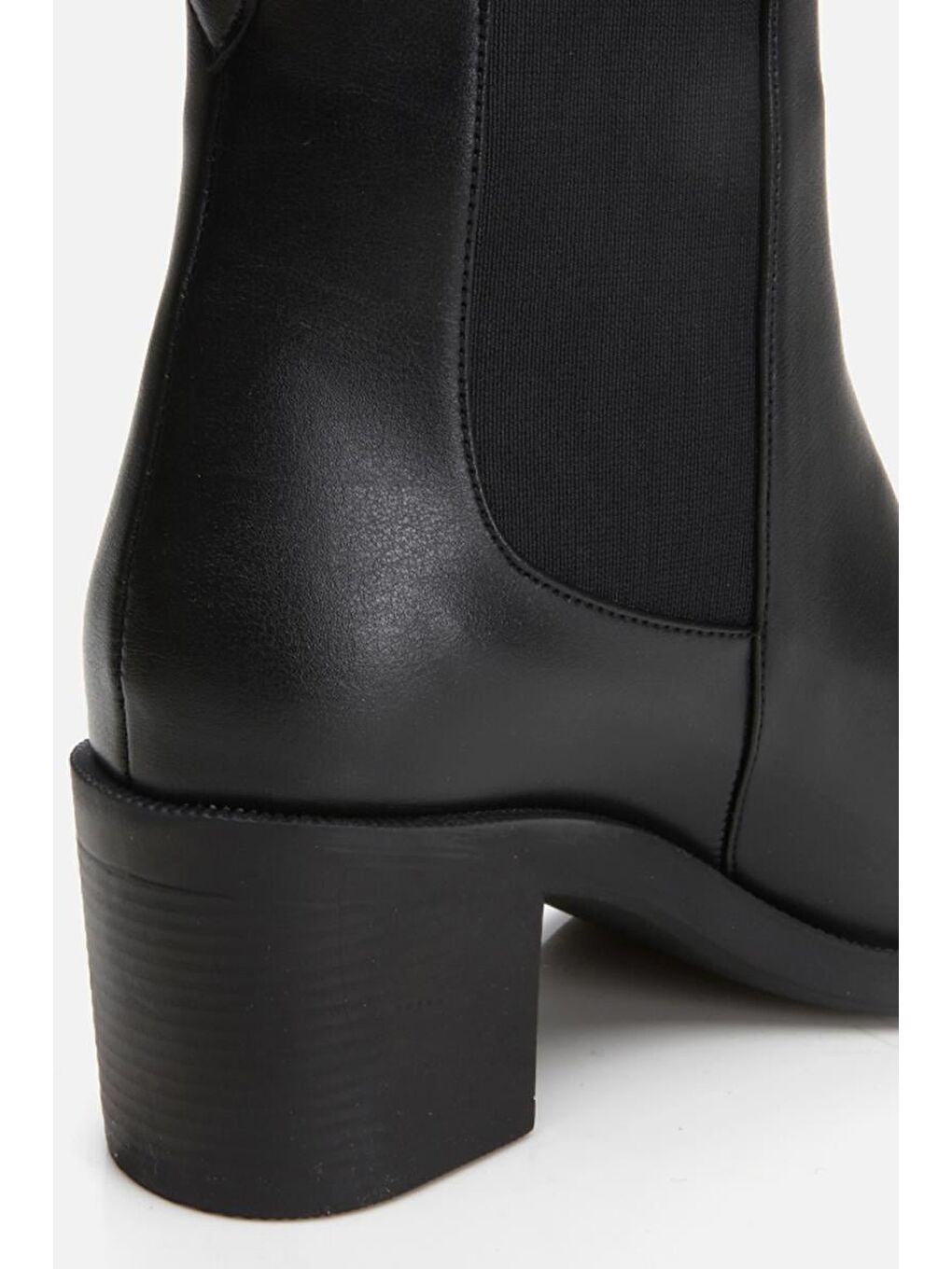 Siyah Kadın Topuklu Bot-3