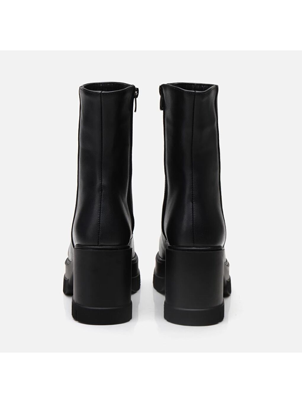 Siyah Kadın Topuklu Bot-2