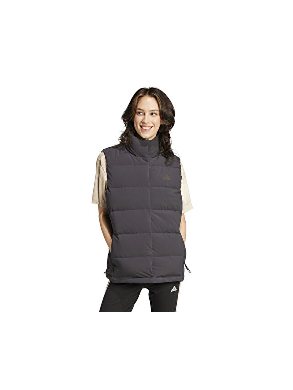 W Helionic Vest Kadın Günlük Yelek Ix8868 Gri