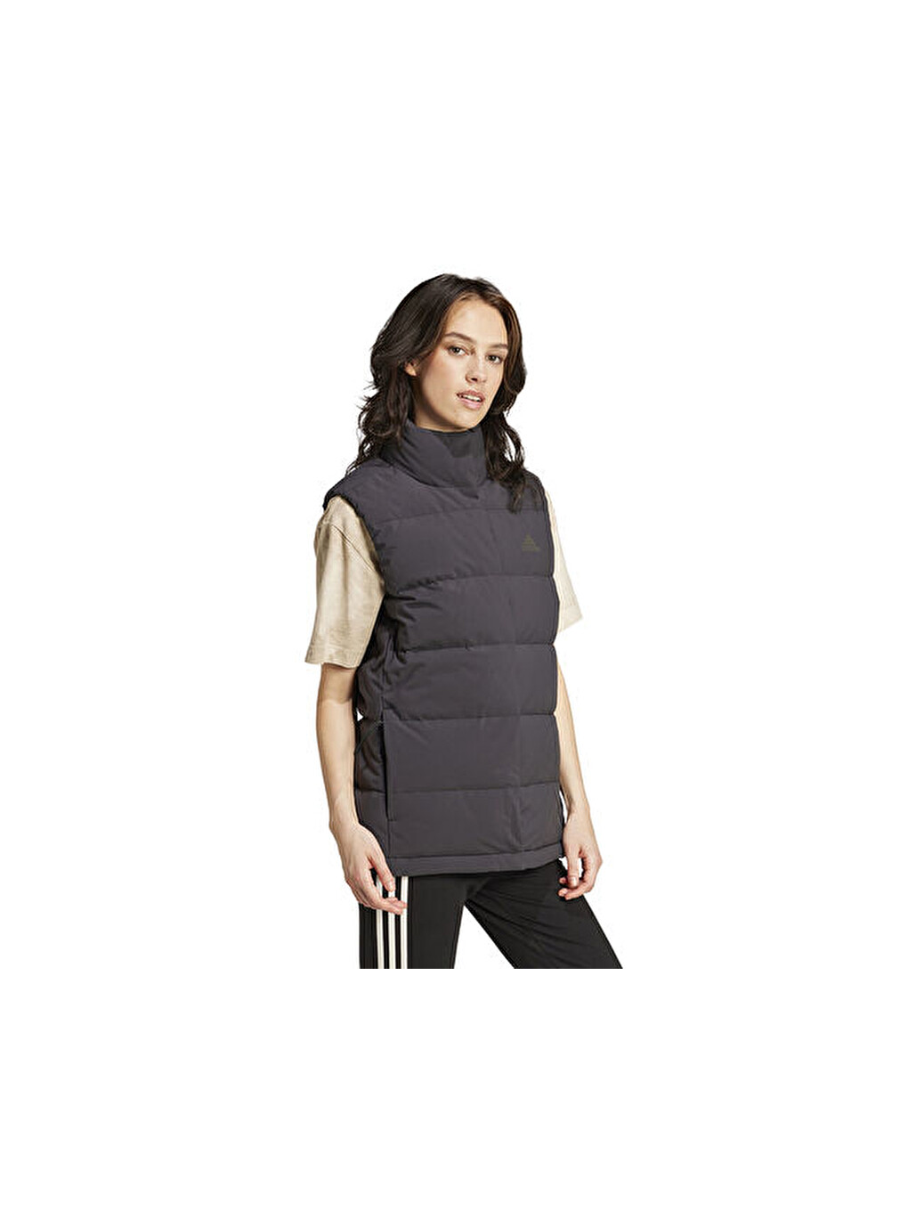 W Helionic Vest Kadın Günlük Yelek Ix8868 Gri-2