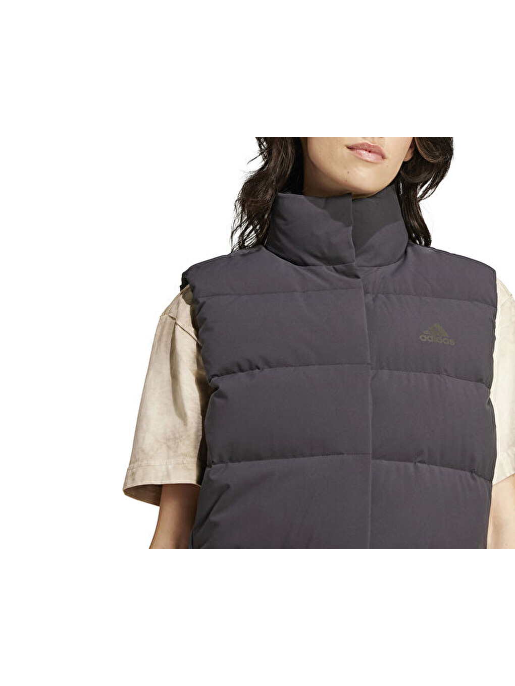 W Helionic Vest Kadın Günlük Yelek Ix8868 Gri-4