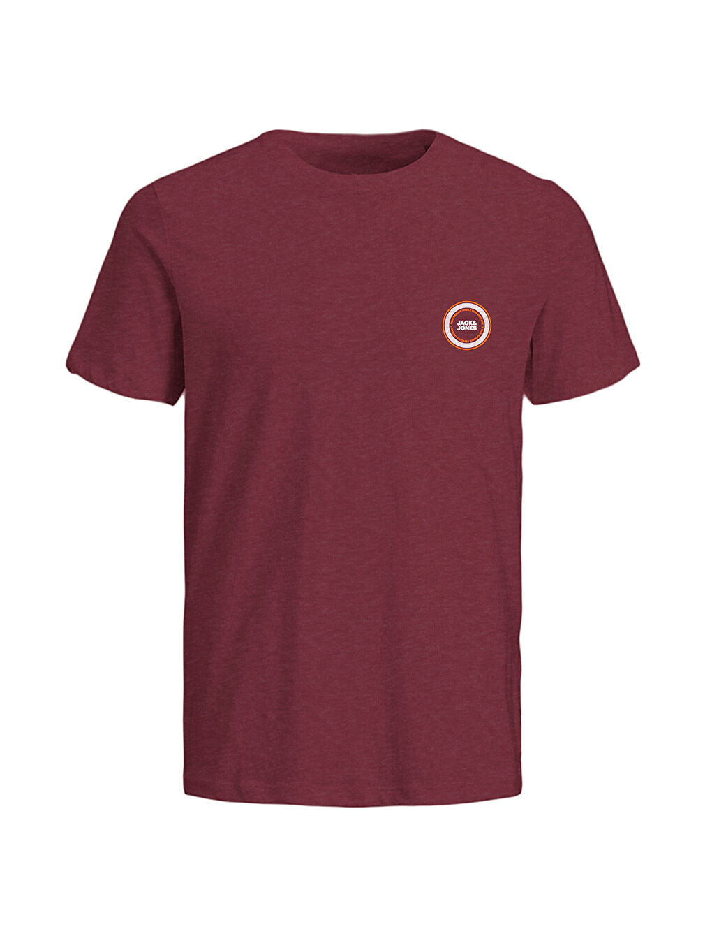 Rubel Ire Smu Small Print Erkek Kırmızı Yuvarlak Yaka %100 Pamuk Tişört