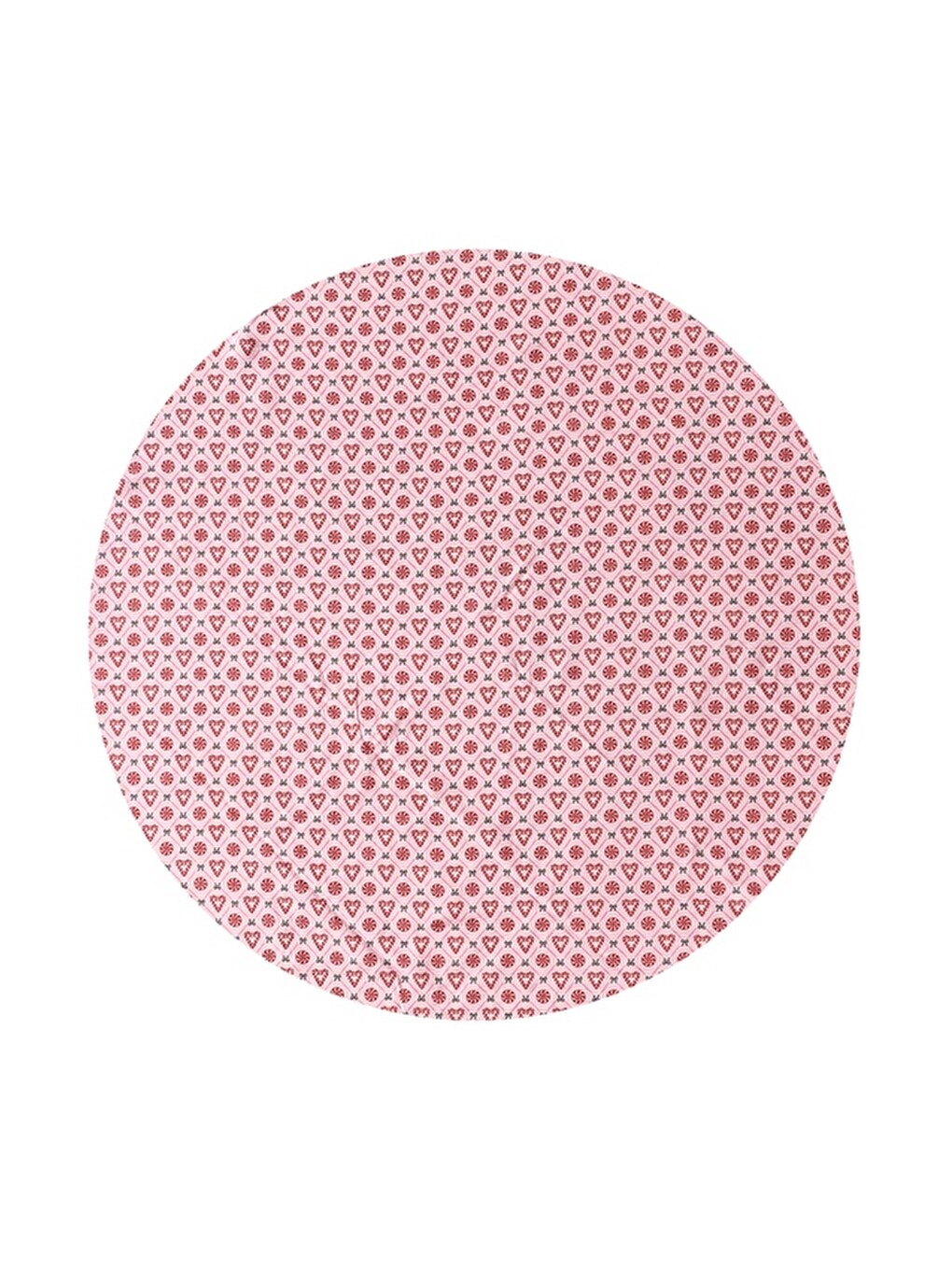 Karışık Soft Sweat Yuvarlak Masa Örtüsü - Renkli - 150x150 cm-1