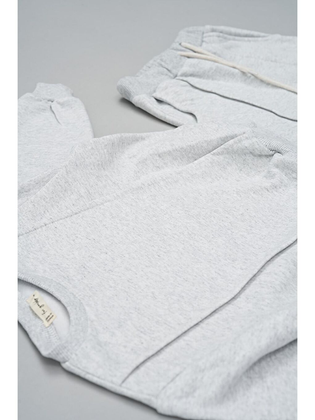 Çıma Detaylı Gri Alt Üst Takım-2