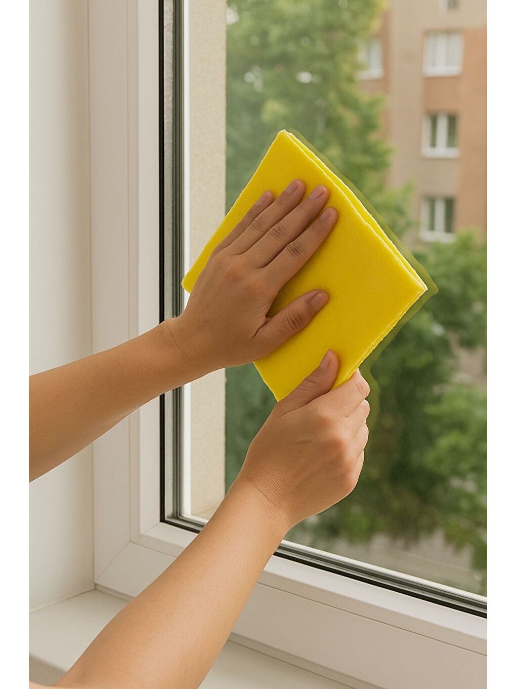 Sarı 12’li Çok Amaçlı Temizlik Banyo Dayanıklı Uzun Ömürlü Mutfak Bezi-4