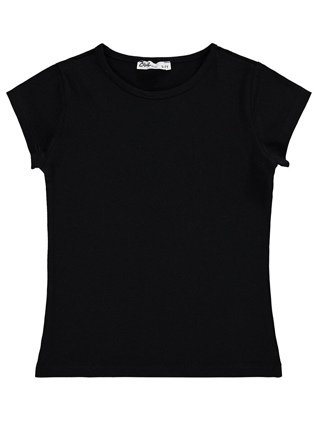 Girls Kız Çocuk Tişört 10-13 Yaş Siyah