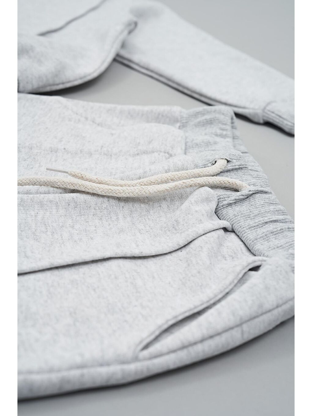 Çıma Detaylı Gri Alt Üst Takım-4