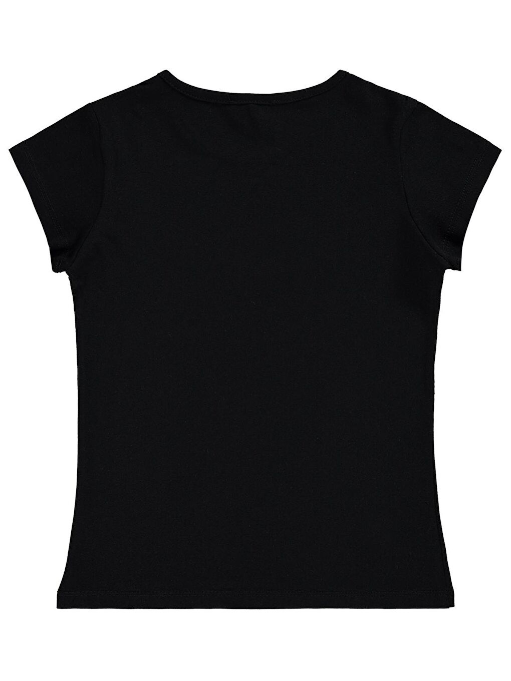Girls Kız Çocuk Tişört 10-13 Yaş Siyah-1