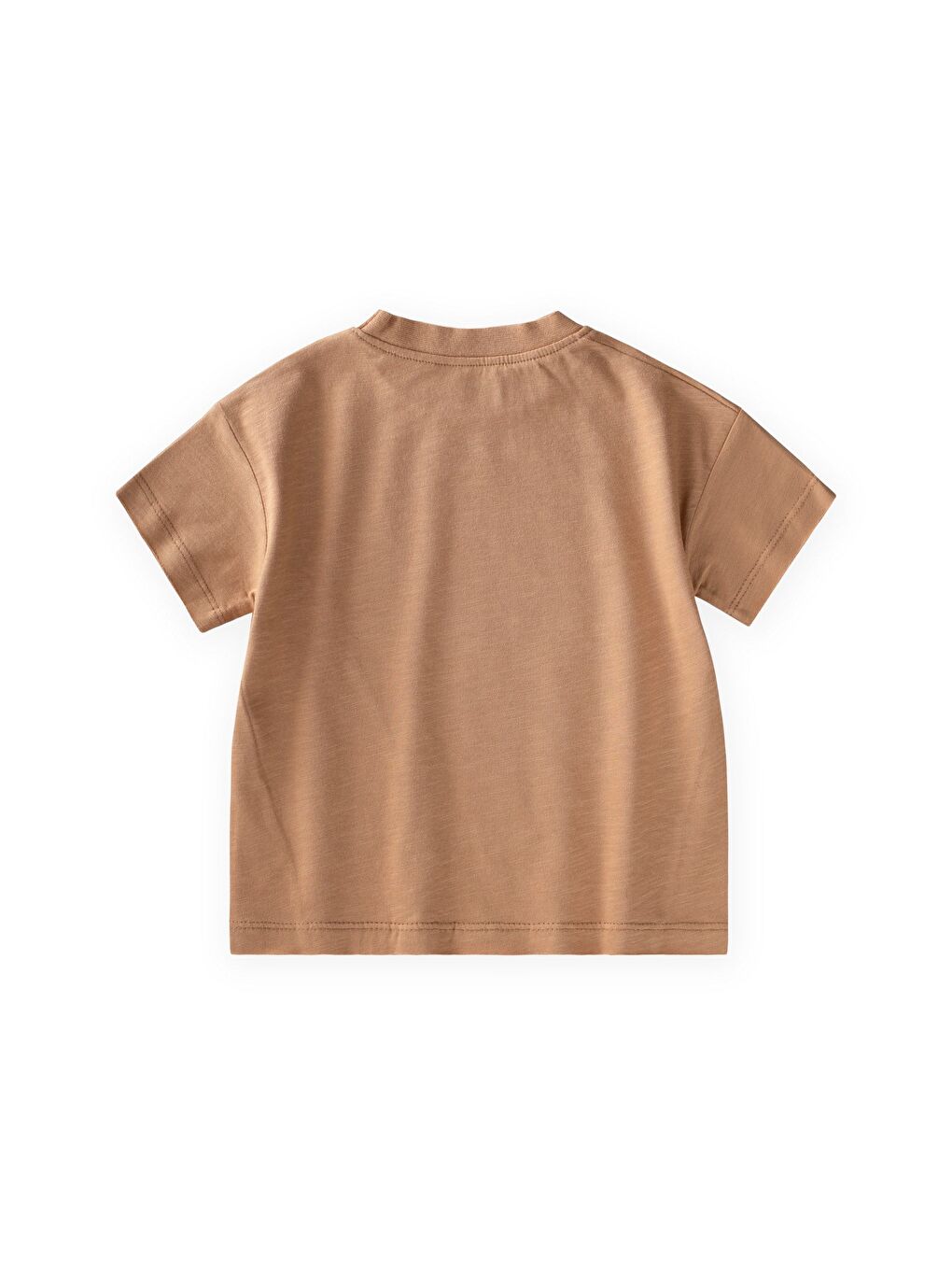 Kahverengi T-Shirt 1-8 Yaş Camel-1