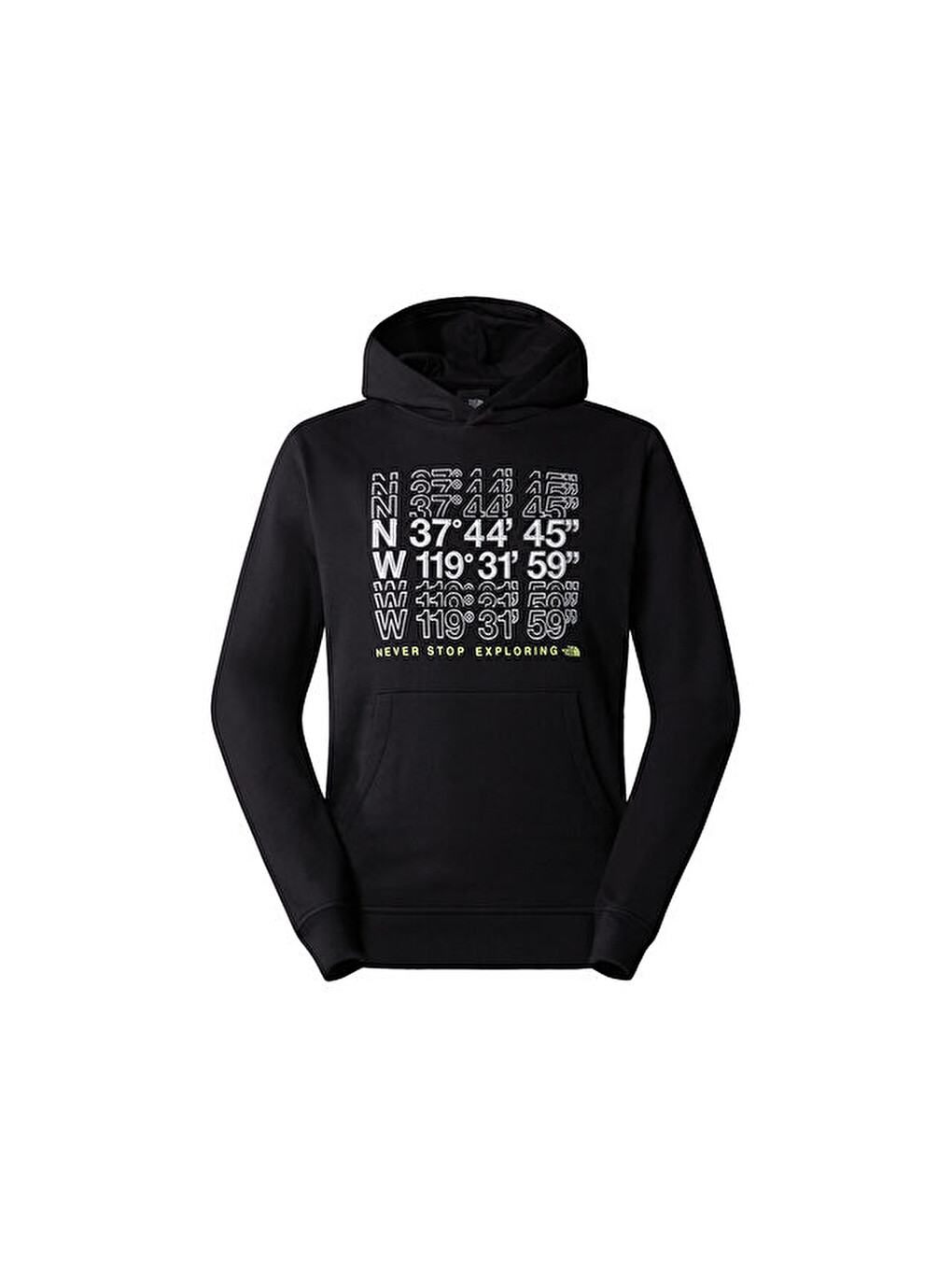 M Ss24 Coordinates Hoodie Erkek Günlük Sweatshirt Nf0a87eajk31 Siyah