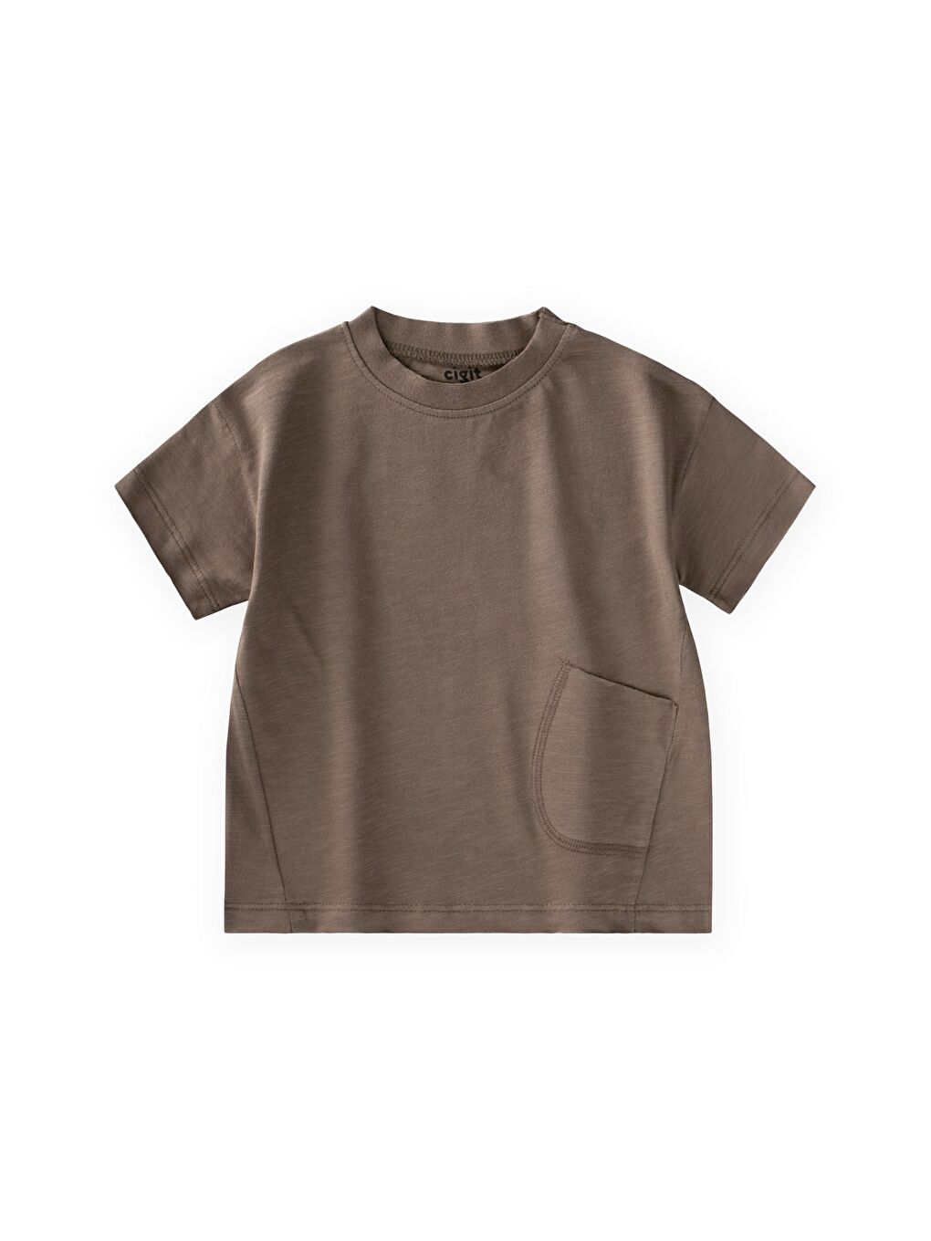 Bej T-Shirt 1-8 Yaş Vizon