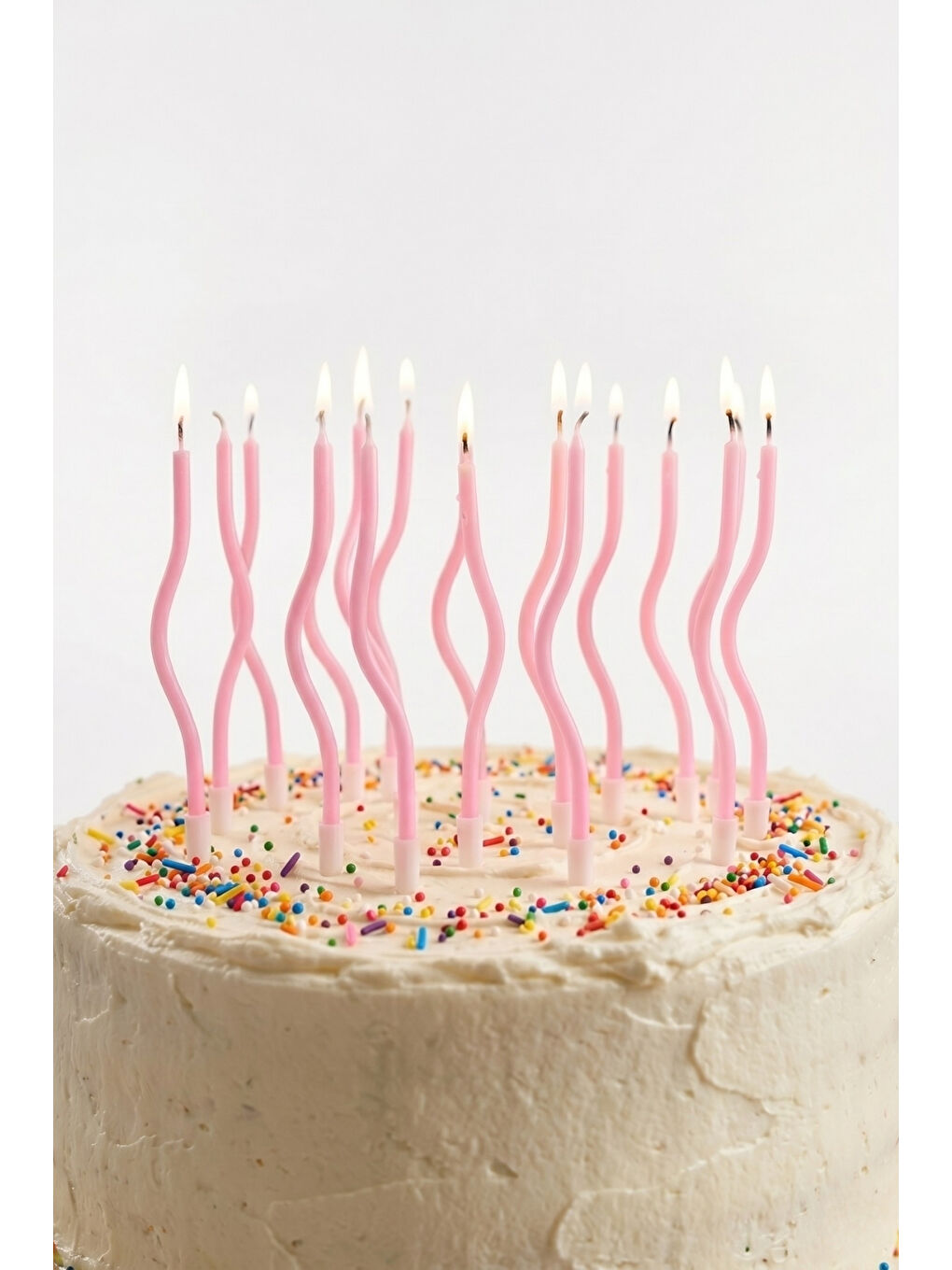 Pembe 12'li Spiral Parti Mumu-1