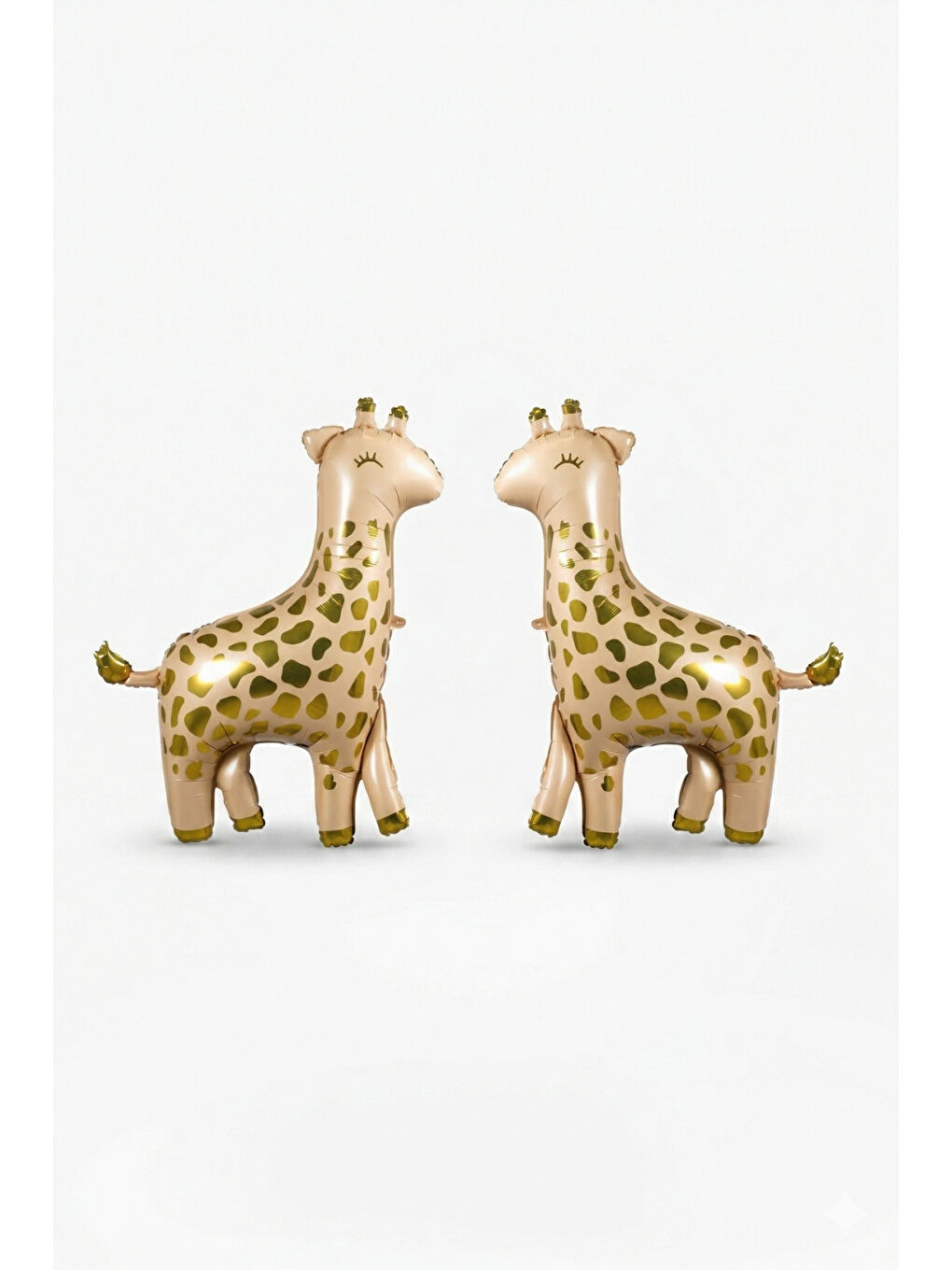 Sarı Zürafa Figür 2'li Parti Balonu